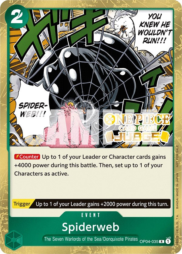 Spiderweb (Judge Pack Vol. 3) [One Piece Promotion Cards] | Clutch Gaming