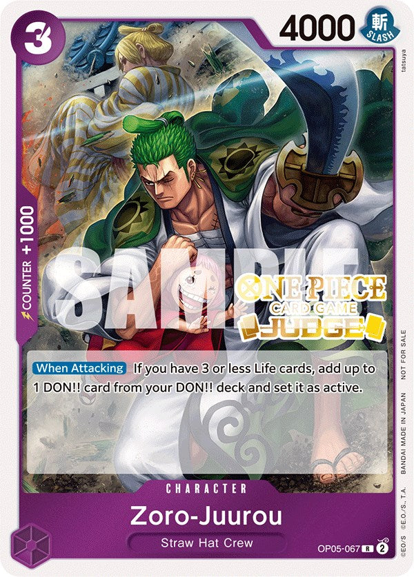 Zoro-Juurou (Judge Pack Vol. 3) [One Piece Promotion Cards] | Clutch Gaming