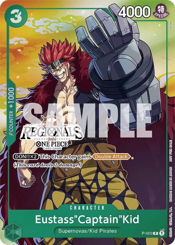 Eustass"Captain"Kid (Offline Regional 2024 Vol. 2) [Participant] [One Piece Promotion Cards] | Clutch Gaming