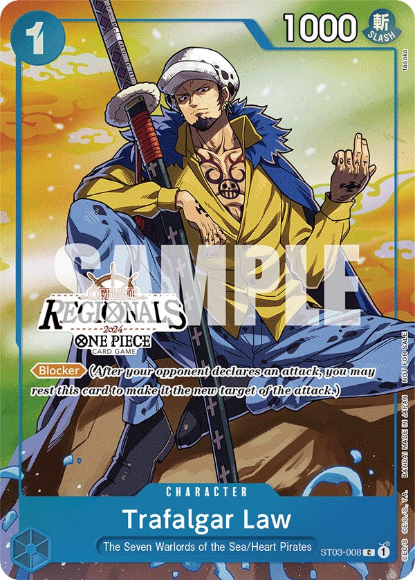 Trafalgar Law (Offline Regional 2024 Vol. 2) [Participant] [One Piece Promotion Cards] | Clutch Gaming