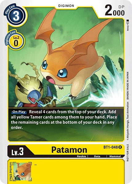 Patamon [BT1-048] (Official Tournament Pack Vol.3) [Release Special Booster Promos] | Clutch Gaming