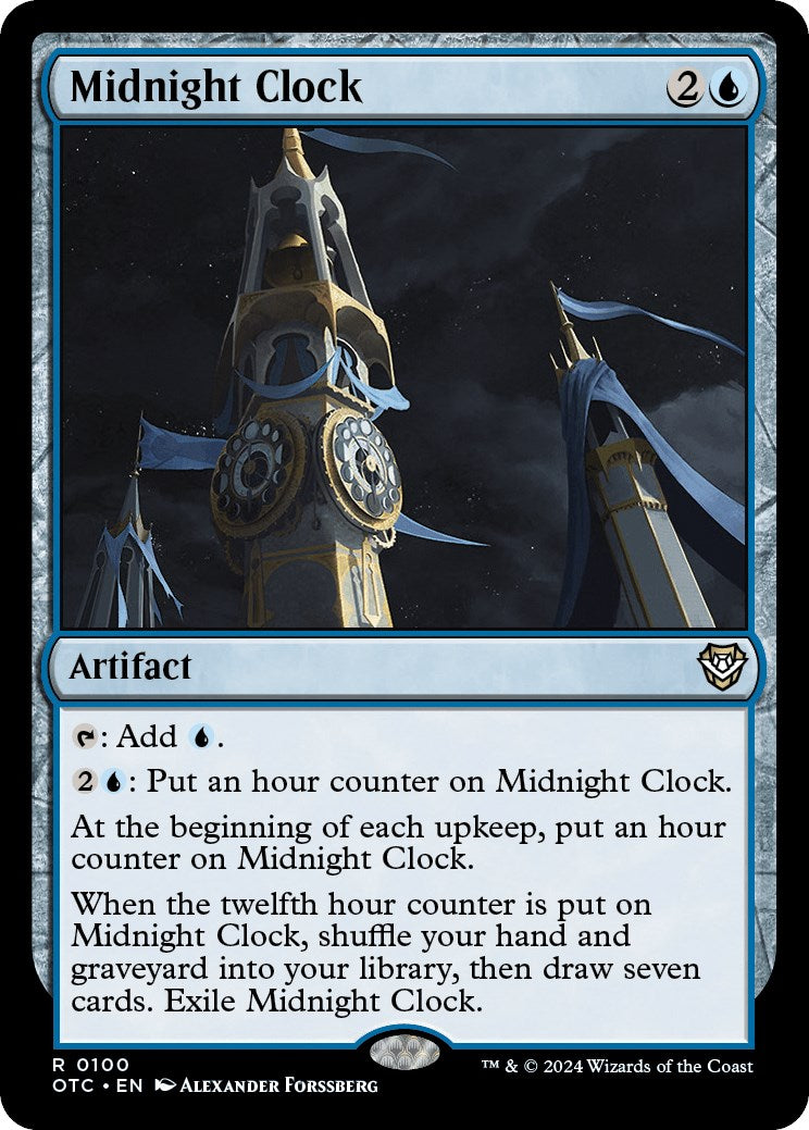 Midnight Clock [Outlaws of Thunder Junction Commander] | Clutch Gaming