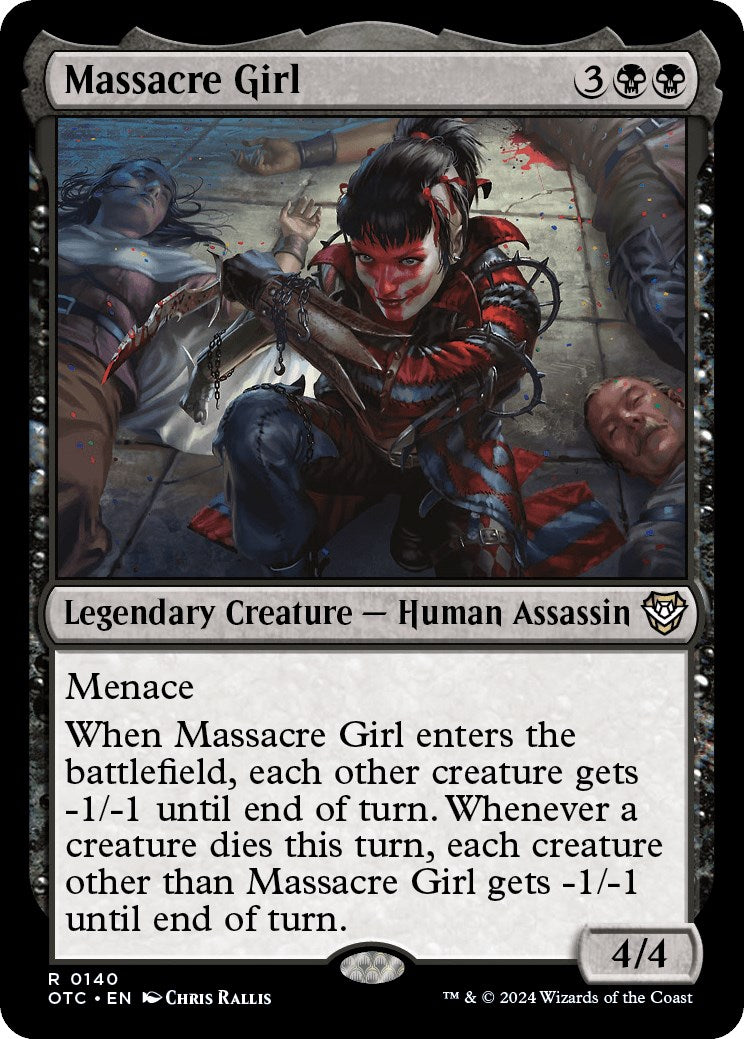 Massacre Girl [Outlaws of Thunder Junction Commander] | Clutch Gaming