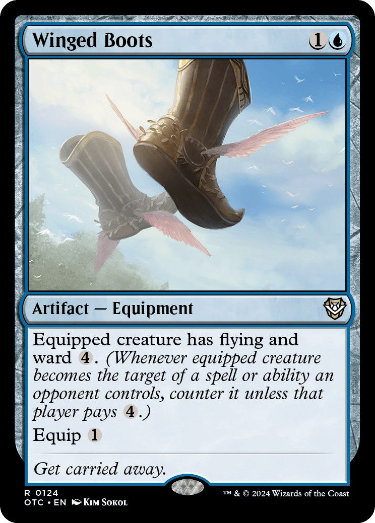 Winged Boots [Outlaws of Thunder Junction Commander] | Clutch Gaming