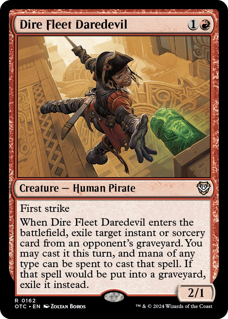 Dire Fleet Daredevil [Outlaws of Thunder Junction Commander] | Clutch Gaming