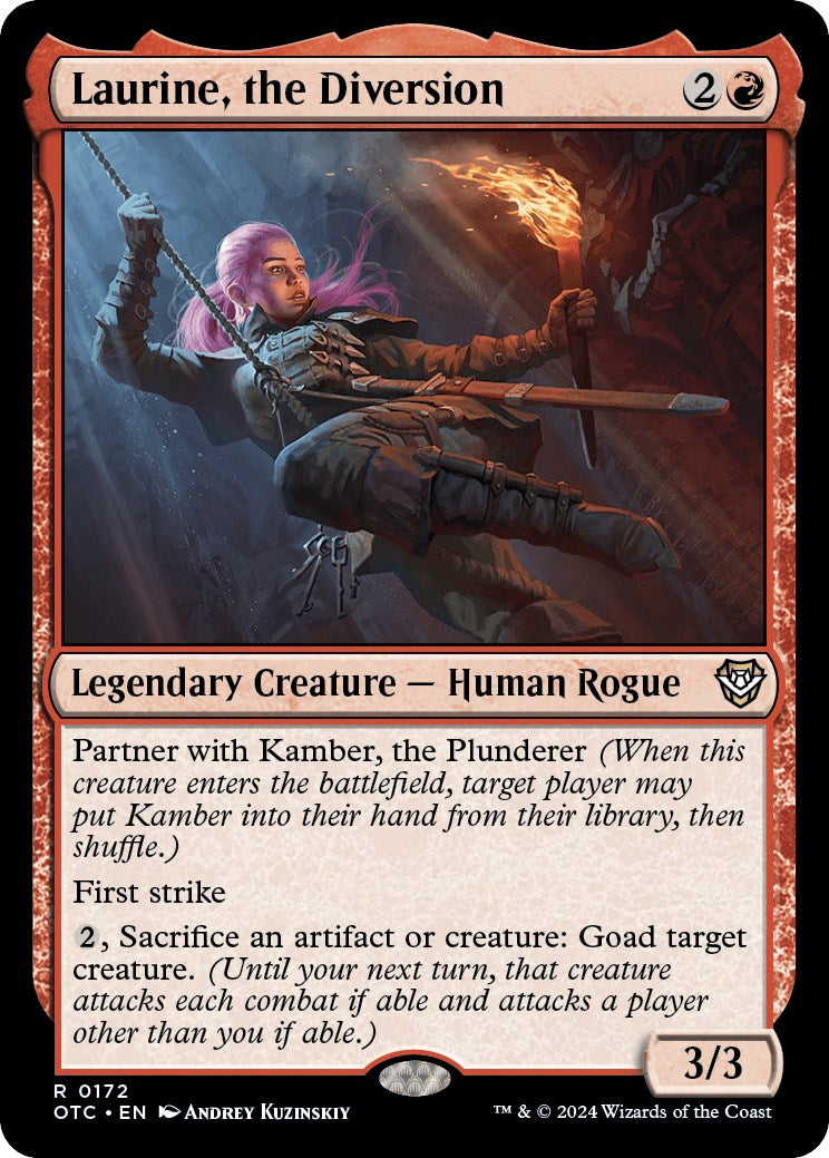 Laurine, the Diversion [Outlaws of Thunder Junction Commander] | Clutch Gaming
