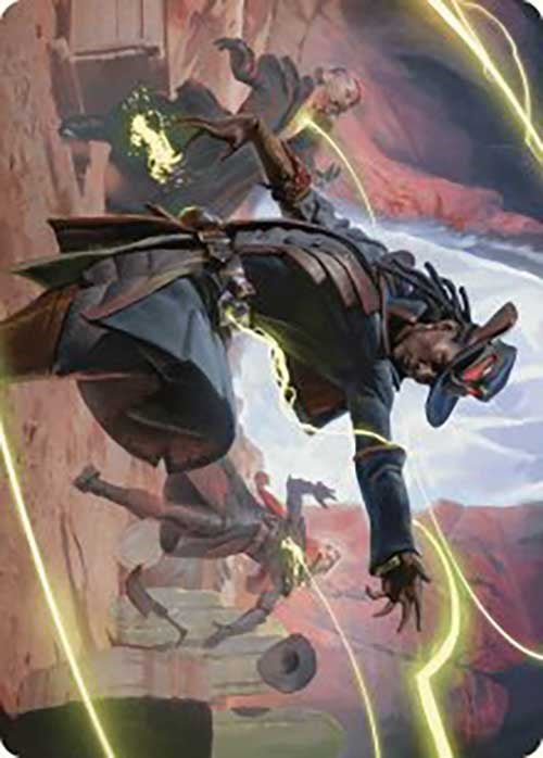 Lilah, Undefeated Slickshot Art Card [Outlaws of Thunder Junction Art Series] | Clutch Gaming