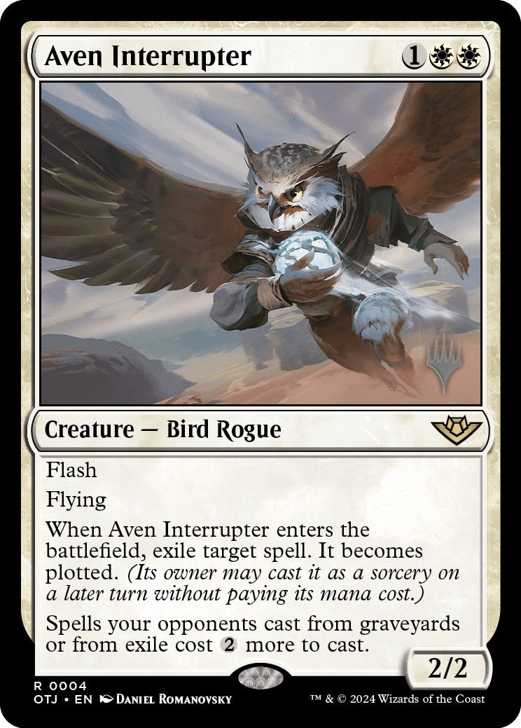 Aven Interrupter (Promo Pack) [Outlaws of Thunder Junction Promos] | Clutch Gaming