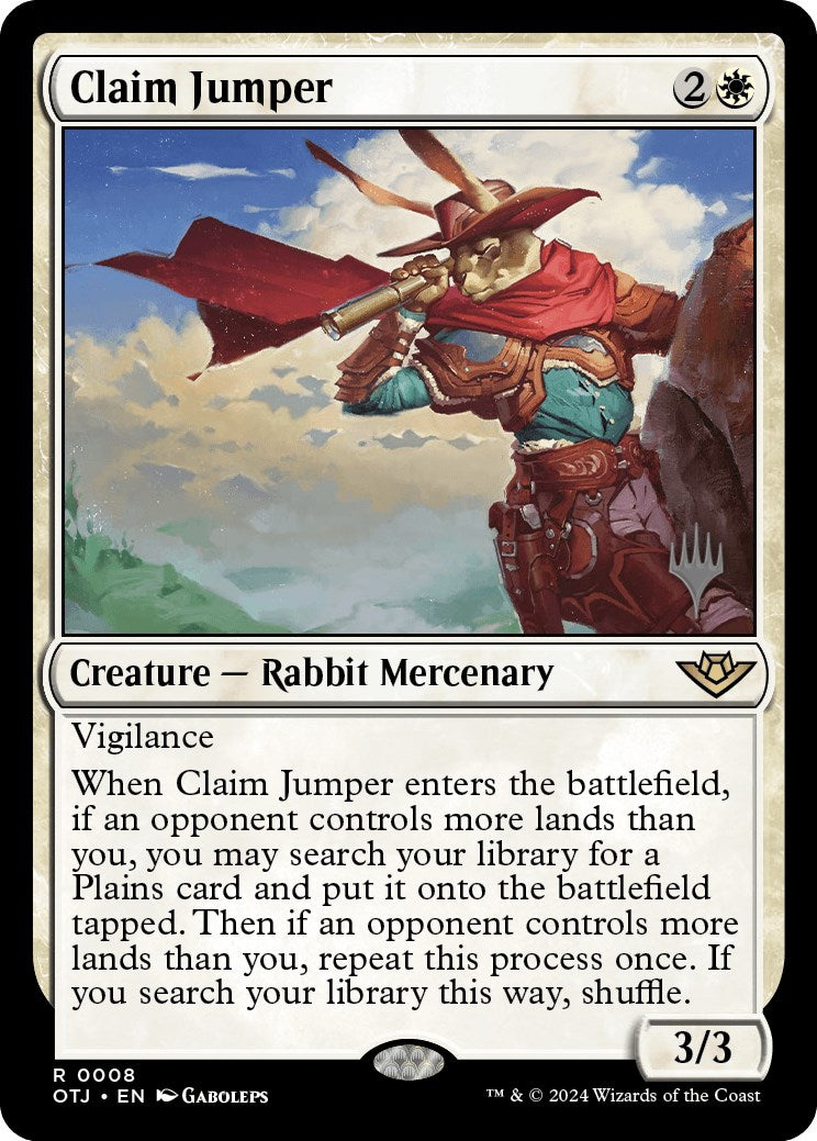 Claim Jumper (Promo Pack) [Outlaws of Thunder Junction Promos] | Clutch Gaming