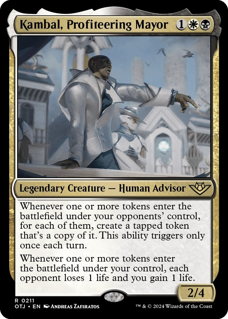 Kambal, Profiteering Mayor (Promo Pack) [Outlaws of Thunder Junction Promos] | Clutch Gaming