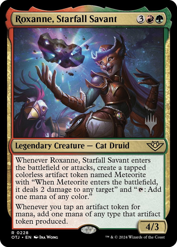 Roxanne, Starfall Savant (Promo Pack) [Outlaws of Thunder Junction Promos] | Clutch Gaming