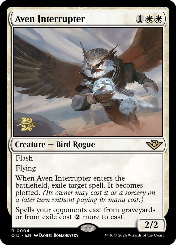 Aven Interrupter [Outlaws of Thunder Junction Prerelease Promos] | Clutch Gaming