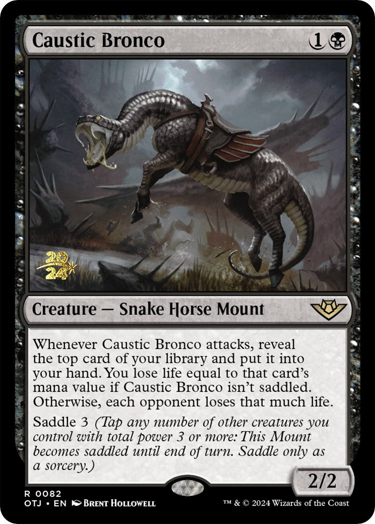 Caustic Bronco [Outlaws of Thunder Junction Prerelease Promos] | Clutch Gaming