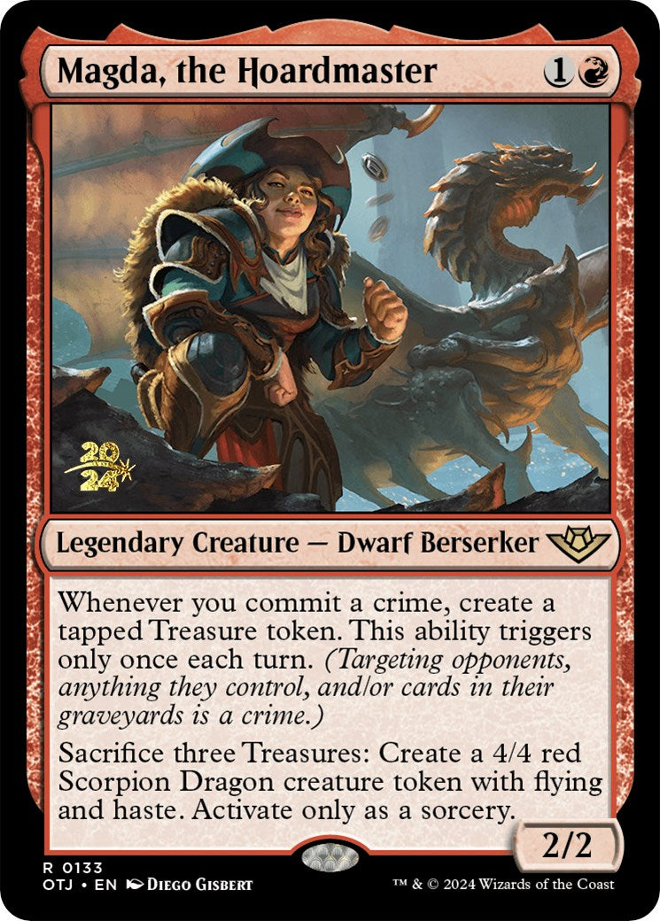 Magda, the Hoardmaster [Outlaws of Thunder Junction Prerelease Promos] | Clutch Gaming