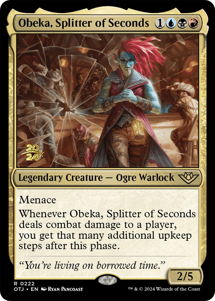 Obeka, Splitter of Seconds [Outlaws of Thunder Junction Prerelease Promos] | Clutch Gaming