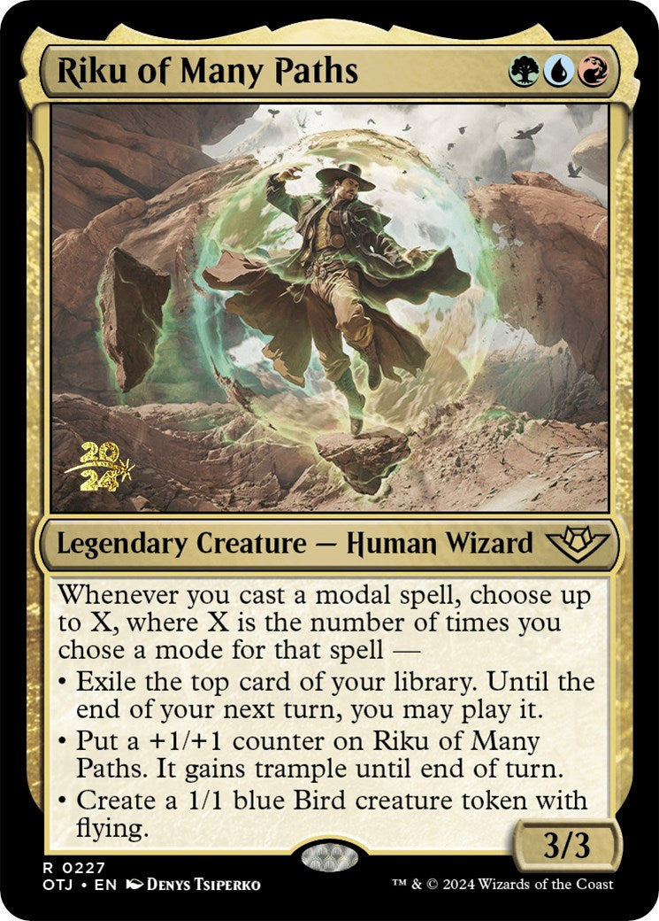 Riku of Many Paths [Outlaws of Thunder Junction Prerelease Promos] | Clutch Gaming