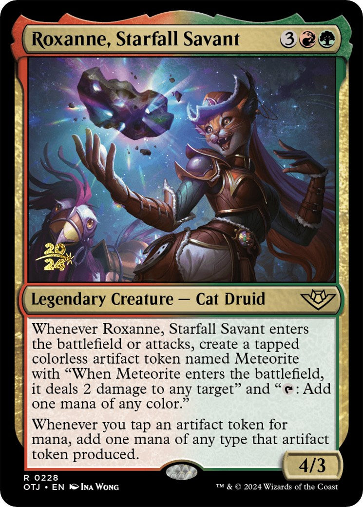 Roxanne, Starfall Savant [Outlaws of Thunder Junction Prerelease Promos] | Clutch Gaming