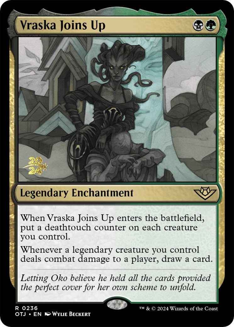 Vraska Joins Up [Outlaws of Thunder Junction Prerelease Promos] | Clutch Gaming