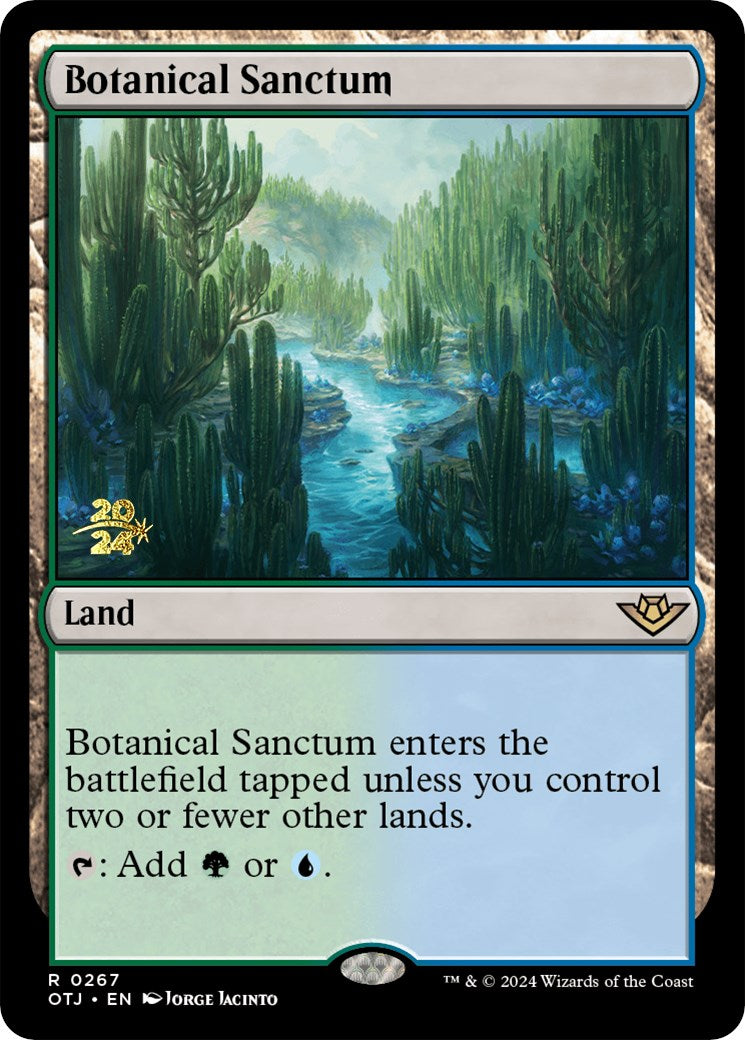 Botanical Sanctum (OTJ) [Outlaws of Thunder Junction Prerelease Promos] | Clutch Gaming