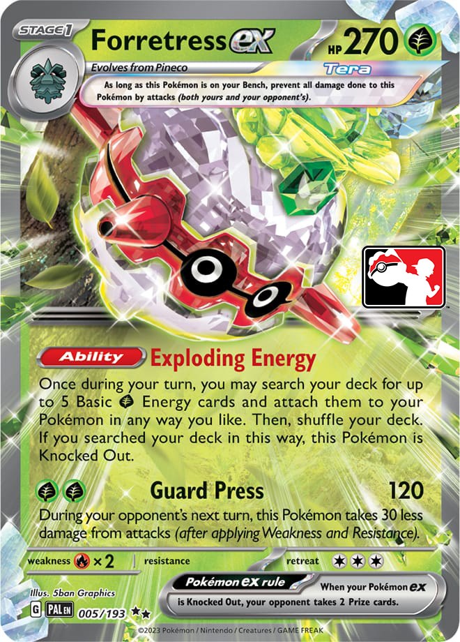 Forretress ex (005/193) [Prize Pack Series Four] | Clutch Gaming