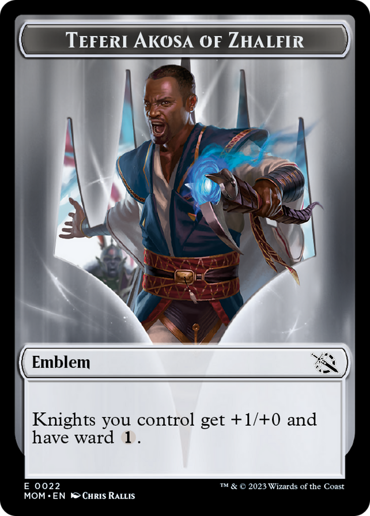 Teferi Akosa of Zhalfir Emblem [March of the Machine Tokens] | Clutch Gaming