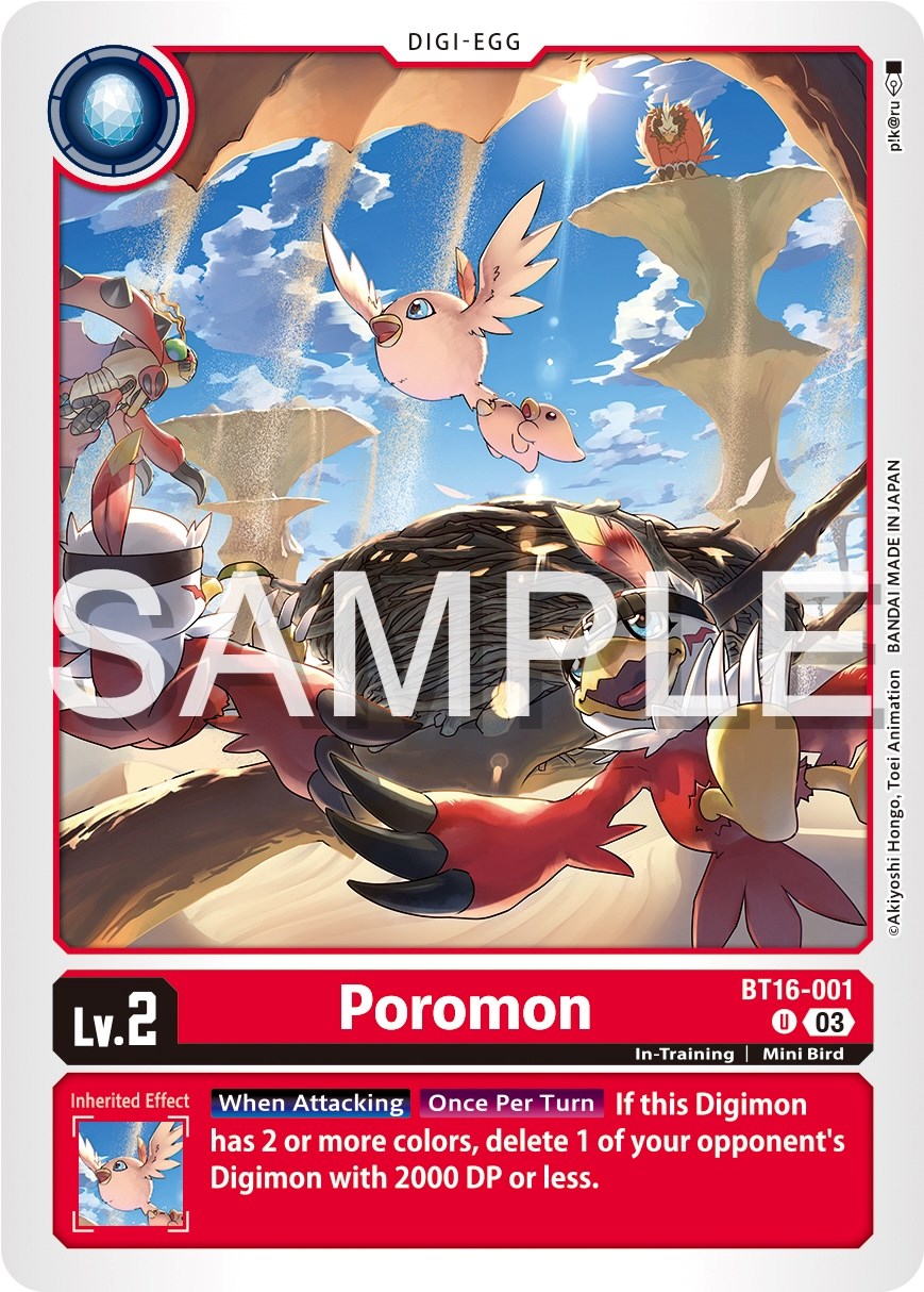 Poromon [BT16-001] [Beginning Observer] | Clutch Gaming