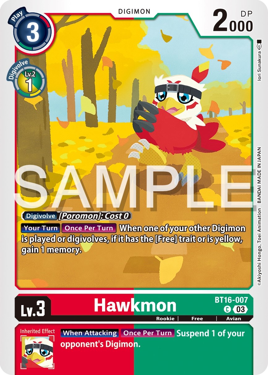 Hawkmon [BT16-007] [Beginning Observer] | Clutch Gaming