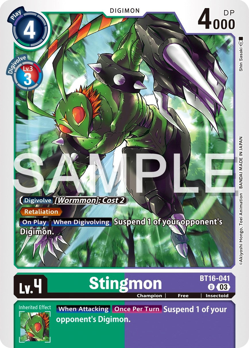 Stingmon [BT16-041] [Beginning Observer] | Clutch Gaming