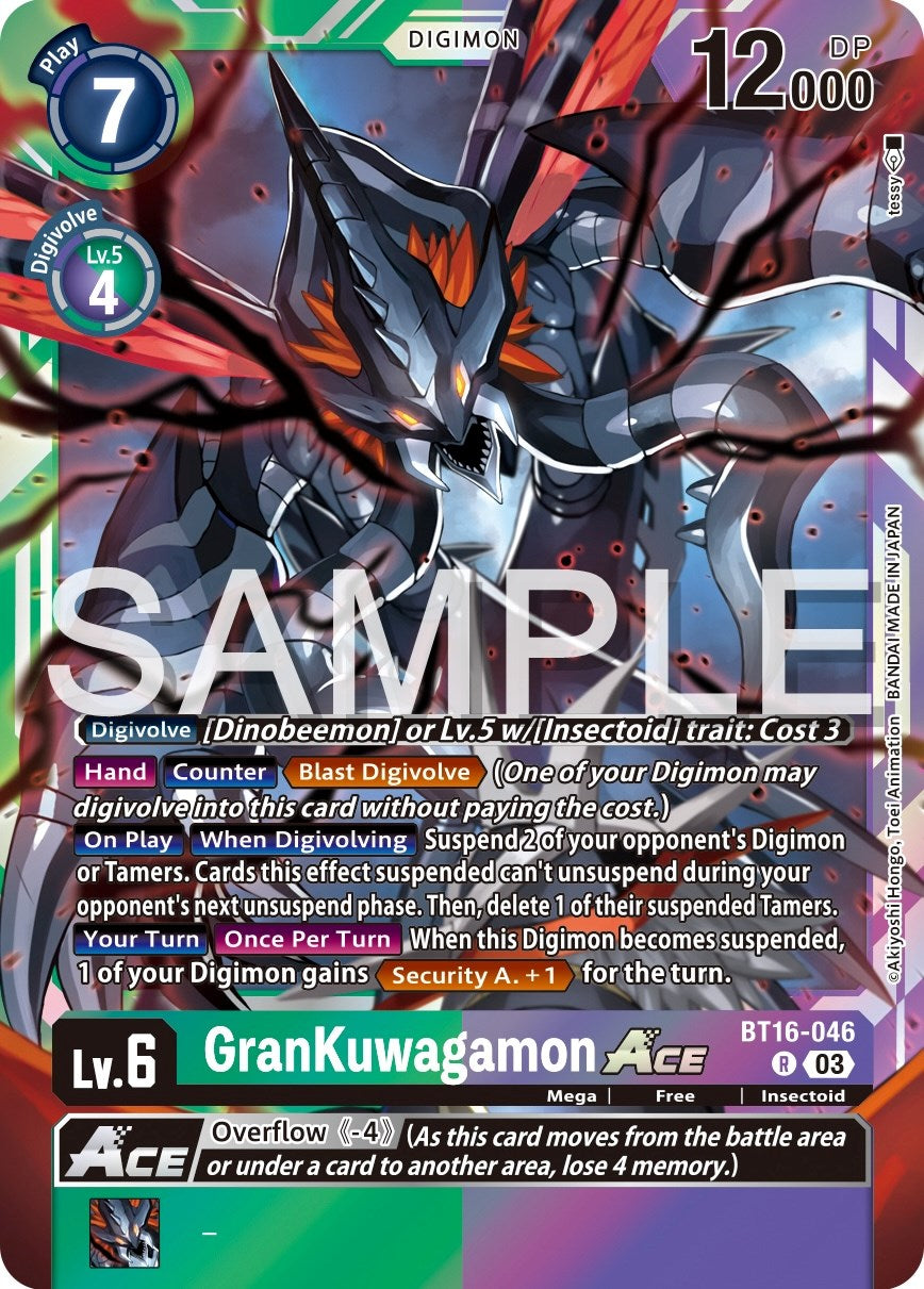 GranKuwagamon Ace [BT16-046] [Beginning Observer] | Clutch Gaming