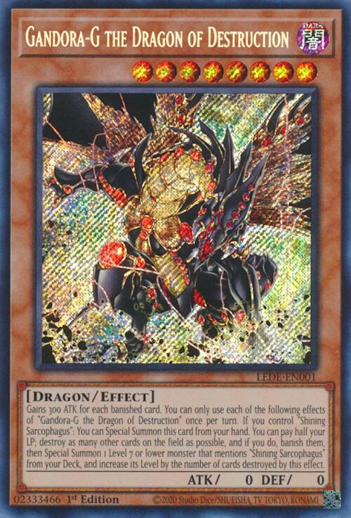 Gandora-G the Dragon of Destruction [LEDE-EN001] Secret Rare | Clutch Gaming