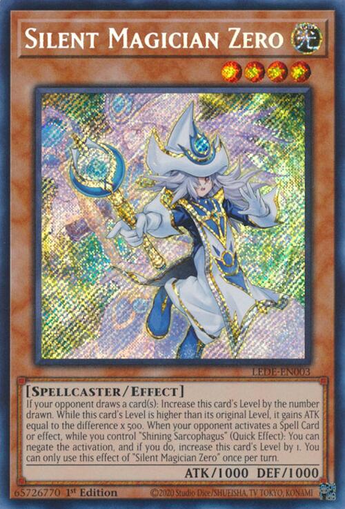 Silent Magician Zero [LEDE-EN003] Secret Rare | Clutch Gaming