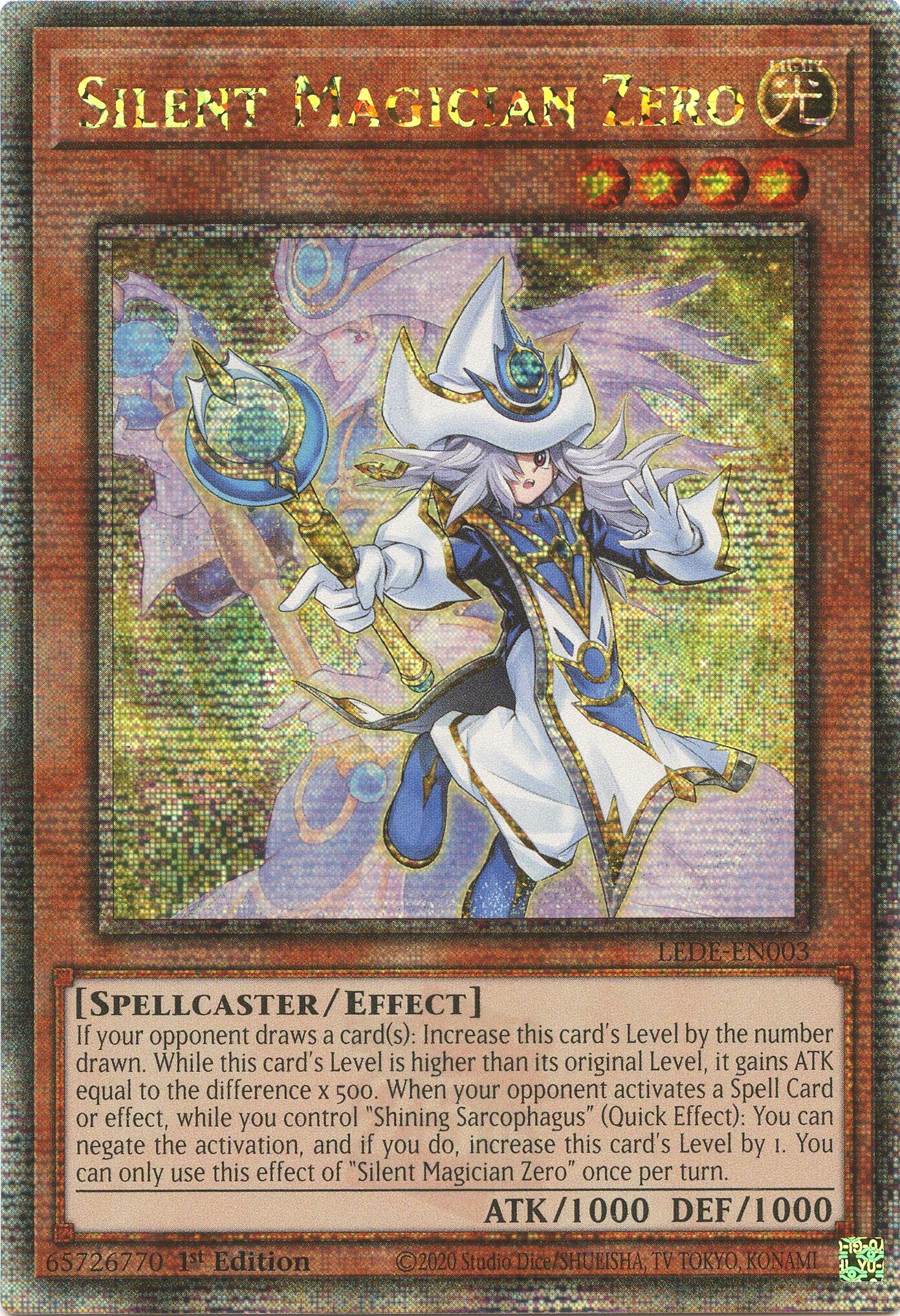 Silent Magician Zero [LEDE-EN003] Quarter Century Secret Rare | Clutch Gaming