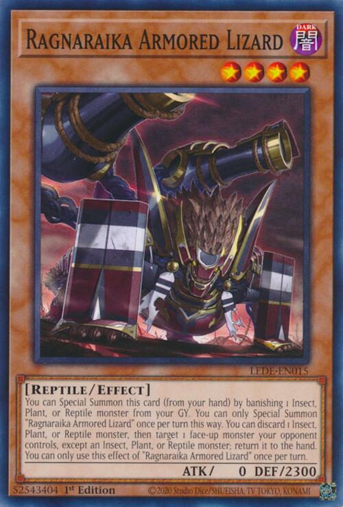 Ragnaraika Armored Lizard [LEDE-EN015] Common | Clutch Gaming