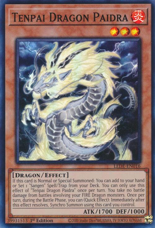 Tenpai Dragon Paidra [LEDE-EN016] Super Rare | Clutch Gaming