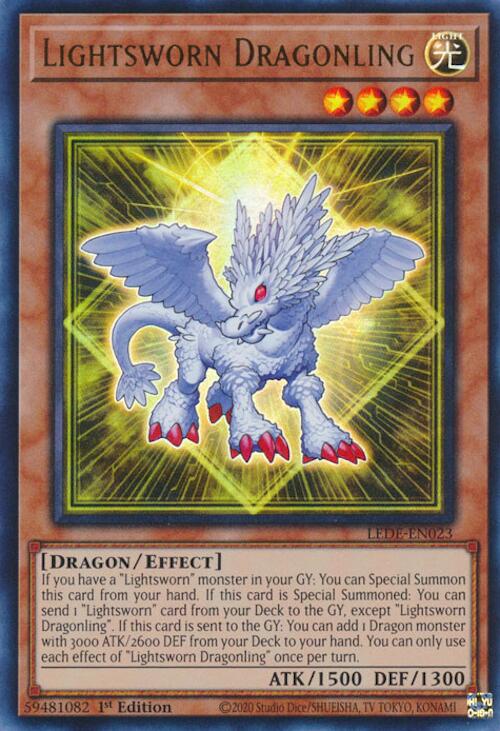 Lightsworn Dragonling [LEDE-EN023] Ultra Rare | Clutch Gaming