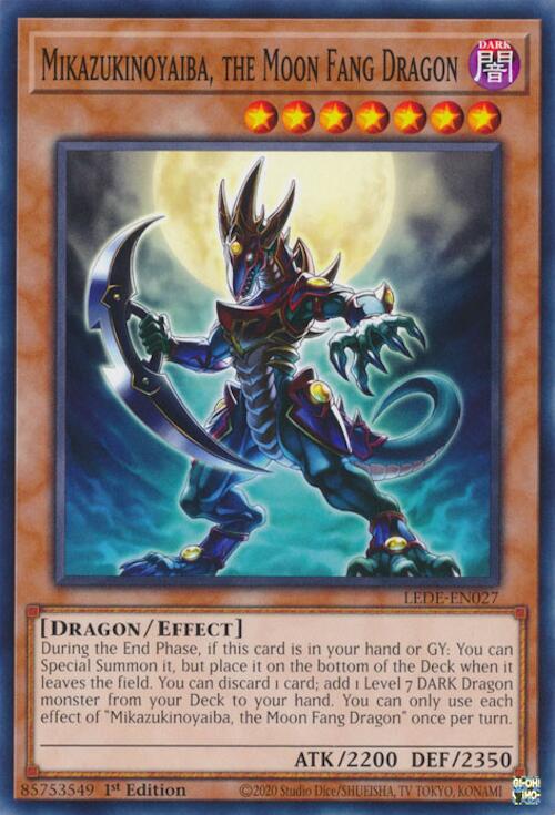 Mikazukinoyaiba, the Moon Fang Dragon [LEDE-EN027] Common | Clutch Gaming