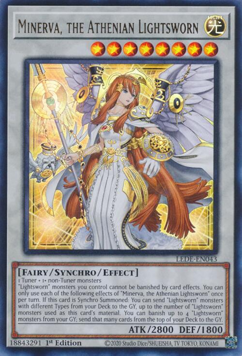 Minerva, the Athenian Lightsworn [LEDE-EN043] Ultra Rare | Clutch Gaming