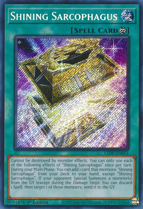 Shining Sarcophagus [LEDE-EN051] Secret Rare | Clutch Gaming