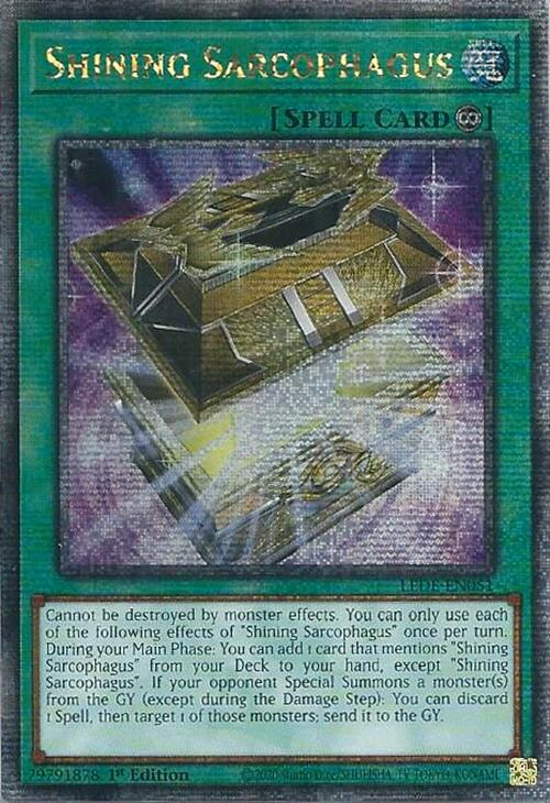 Shining Sarcophagus (Quarter Century Secret Rare) [LEDE-EN051] Quarter Century Secret Rare | Clutch Gaming