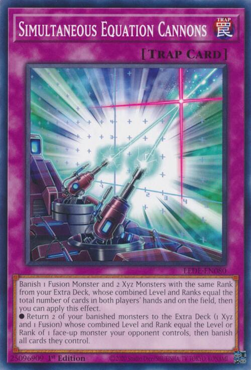Simultaneous Equation Cannons [LEDE-EN080] Common | Clutch Gaming