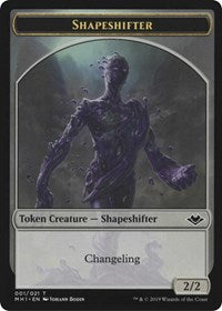 Shapeshifter (001) // Serra the Benevolent Emblem (020) Double-Sided Token [Modern Horizons Tokens] | Clutch Gaming