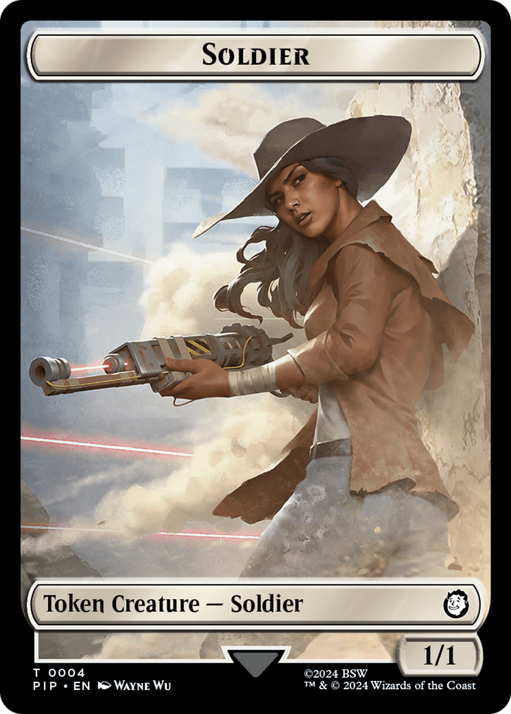 Energy Reserve // Soldier (0004) Double-Sided Token [Fallout Tokens] | Clutch Gaming