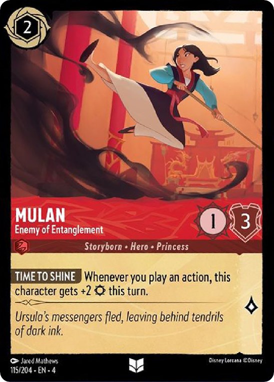 Mulan - Enemy of Entanglement (115/204) [Ursula's Return] | Clutch Gaming