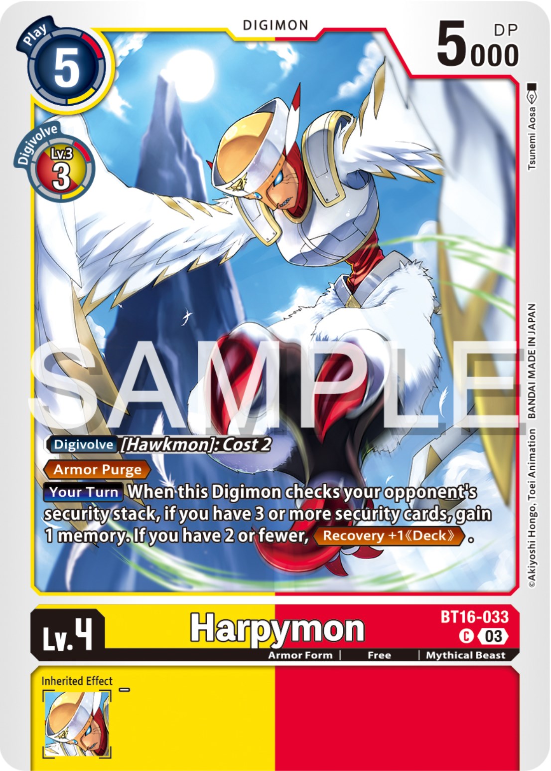 Harpymon [BT16-033] [Beginning Observer] | Clutch Gaming