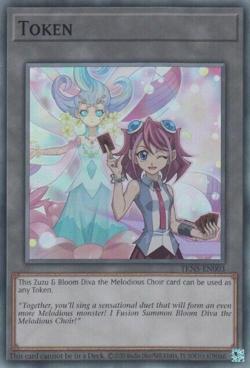 Token: Zuzu and Bloom Diva the Melodious Choir [TKN5-EN003] Super Rare | Clutch Gaming