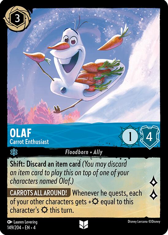 Olaf - Carrot Enthusiast (149/204) [Ursula's Return] | Clutch Gaming