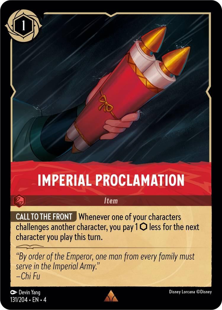 Imperial Proclamation (131/204) [Ursula's Return] | Clutch Gaming
