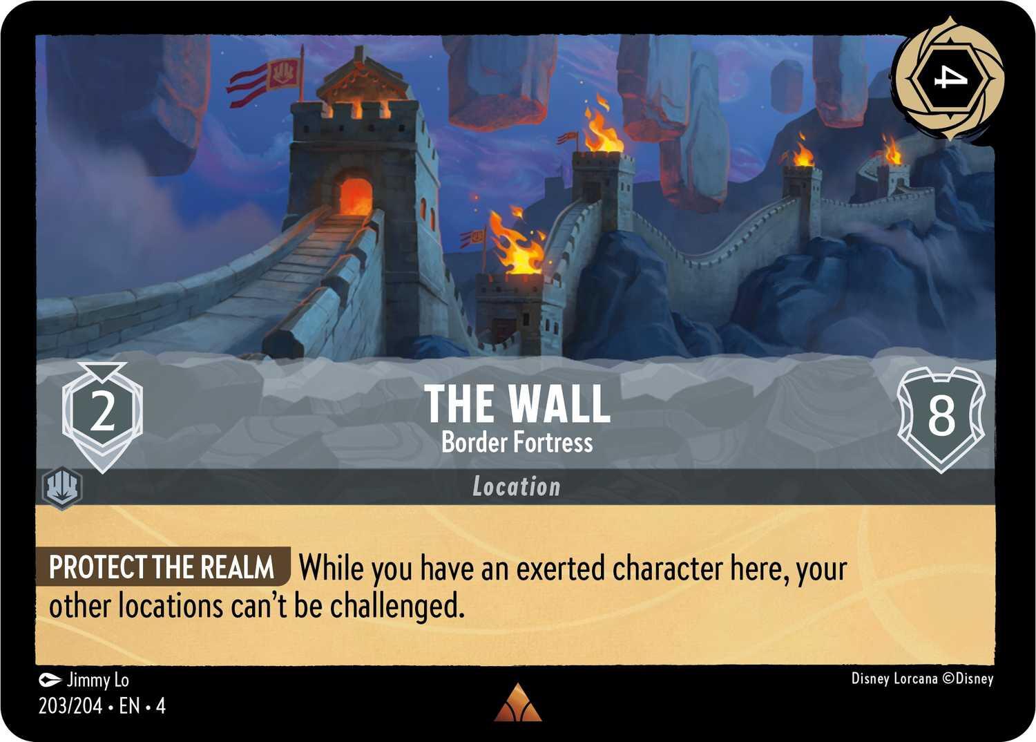 The Wall - Border Fortress (203/204) [Ursula's Return] | Clutch Gaming