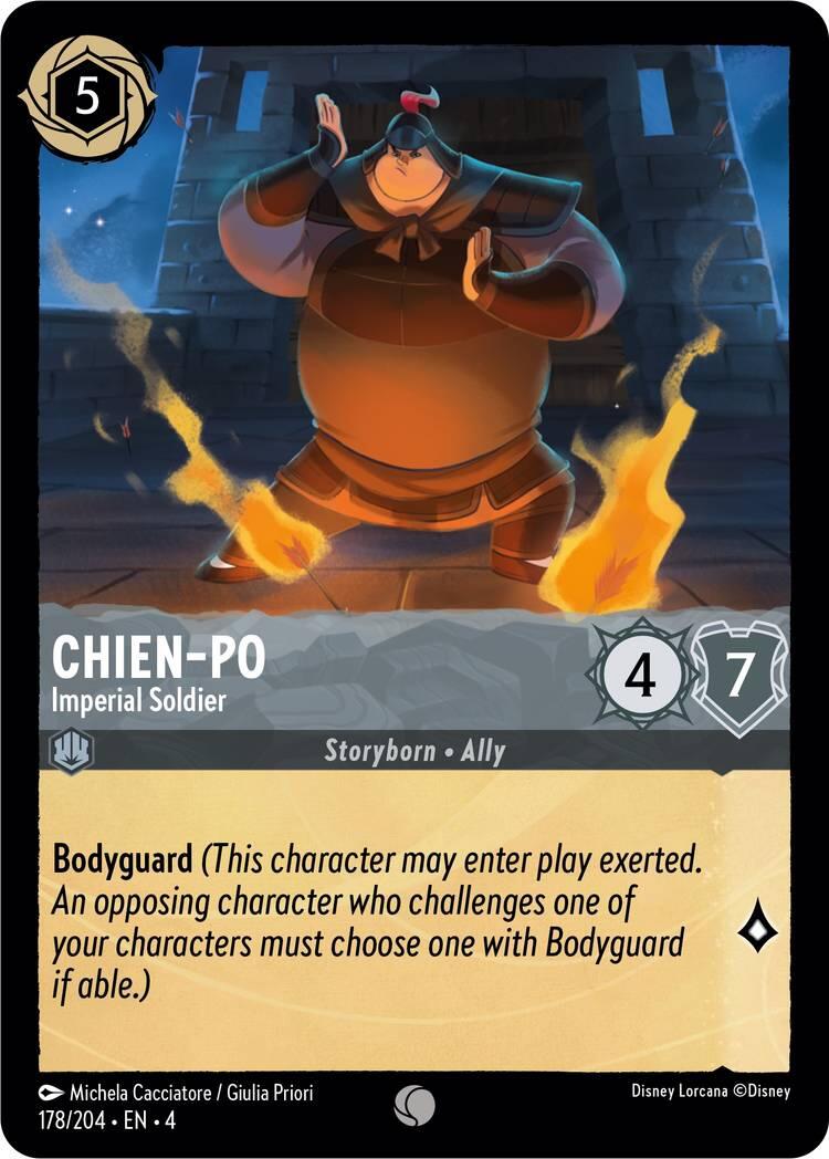 Chien-Po - Imperial Soldier (178/204) [Ursula's Return] | Clutch Gaming