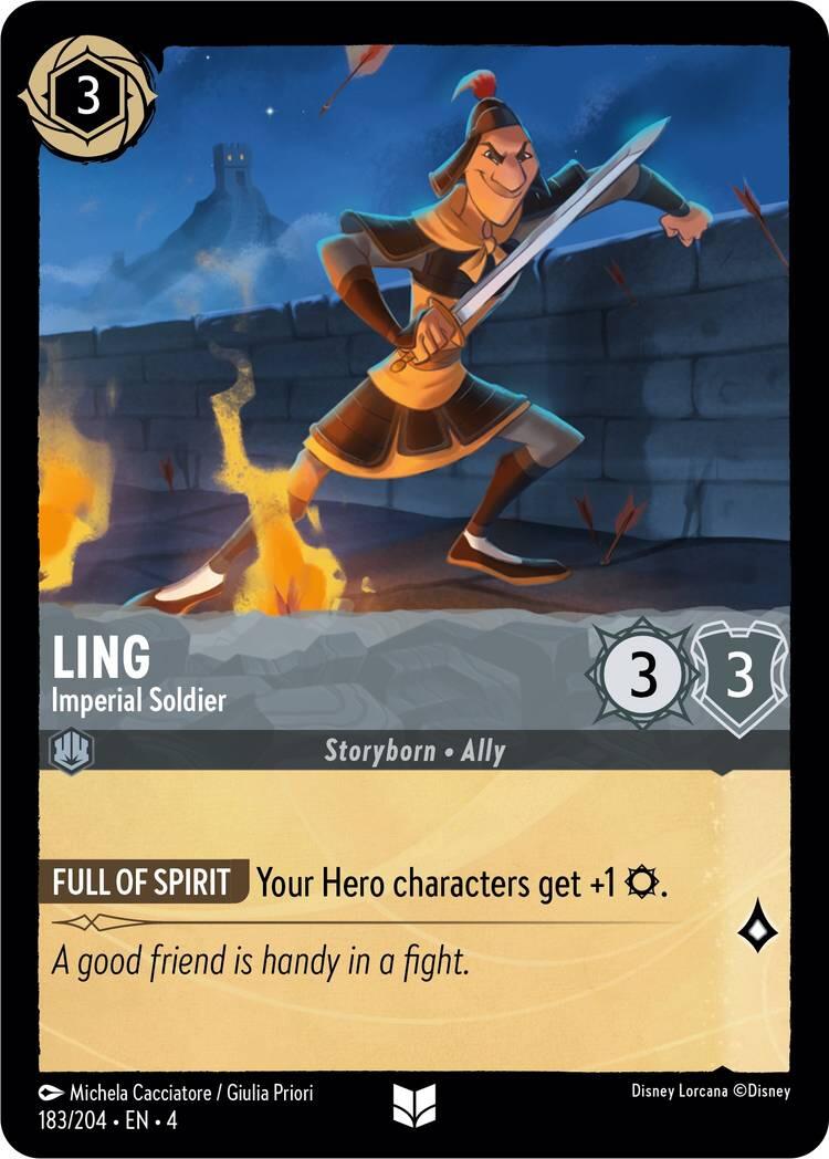 Ling - Imperial Soldier (183/204) [Ursula's Return] | Clutch Gaming